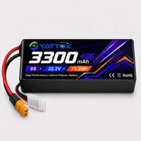 Batterie Lipo 3300mah 6S avec XT60 pour drone FPV et aéronef sans pilote