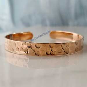 Handmade Adjustable Hammered <b>Copper</b> <b>Bracelet</b> Pure <b>Copper</b> Fashion Bangle for Arthritis Premium <b>Copper</b> Jewelry - Product Image 2