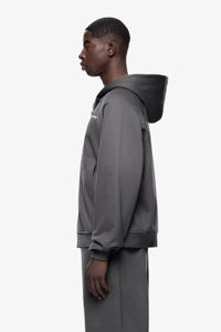 Ensemble survêtement de luxe 2 pièces vente en gros OEM 500GSM sweat-shirt de jogging à capuche zippé lourd surdimensionné avec logo personnalisé pour l'hiver - Product Image 3