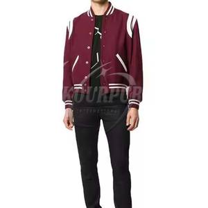 Comprar chaqueta Varsity de béisbol de moda de alta calidad para hombres Varsity Letterman chaquetas para hombres de Pakistán 2025 de calidad superior - Product Image 5