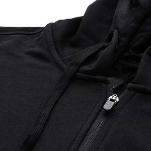New Arrival Winter Vintage Hooded Casual Fashion Outdoor <b>Men's</b> Tracksuits Customized Size <b>Cheap</b> Price Street Wear <b>Black</b> Color - Product Image 5