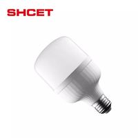 Ampoule LED à économie d'énergie de haute qualité, boîtier en plastique et aluminium, E27 E40 5W 10W 15W 20W 30W 40W 50W 60W, fabrication OEM, de SHCET