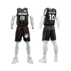 Ensemble short et maillot de basket-ball léger, respirant et à séchage rapide – Vente en gros - Product Image 3