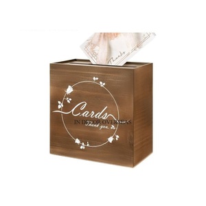 Boîte de cartes d'invitation de mariage en bois de la meilleure qualité avec logo personnalisé et taille disponible depuis l'Inde à un prix compétitif - Product Image 1