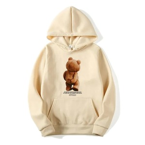 Sudaderas con capucha personalizadas de alta calidad, ropa de calle de lana de algodón 100%, cuello redondo Vintage francés, estampado Digital, ligero, tu propio - Product Image 6