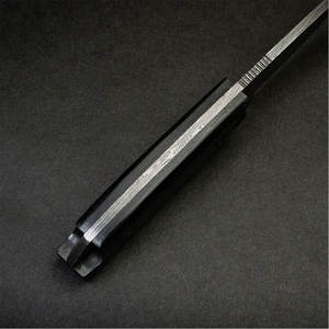 Cuchillo desollador de acero de Damasco de estilo tradicional, ideal para campistas, trabajadores al aire libre y coleccionistas, cuchillo desollador de acero de Damasco - Product Image 4