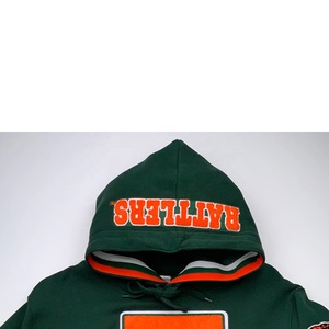 Sudadera con Capucha Personalizada con Bordado del Logotipo de la Universidad FAMU en Verde con Naranja, Último Modelo - Product Image 5