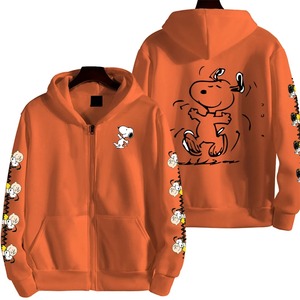 Sudadera con capucha con cremallera de Otoño/Invierno de dibujos animados para hombre Sudadera con capucha de talla grande para mujer - Product Image 1