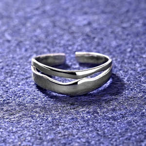 Anillos de Plata de Ley 925 de Primera Calidad para Mujer, Chapados en Rodio con Circonita, Joyería de Boda para Hombre - Product Image 2