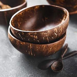 Bol de coquille de noix de coco soucieux de l'environnement pour Smoothie Buddha Bowls Emballage de collations pour un choix écologique - Product Image 1