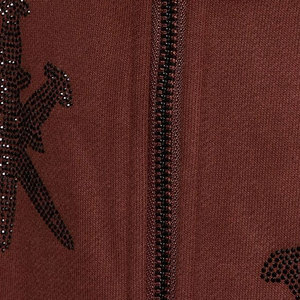 Dernier design – Sweat à capuche zippé pour homme en coton, respirant, écologique, à séchage rapide, avec strass, confortable et de haute qualité - Product Image 6