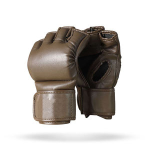Profesional de alta calidad de cuero PU medio dedo MMA guantes personalizados al por mayor entrenamiento hombres guantes de boxeo artes marciales boxeo - Product Image 4