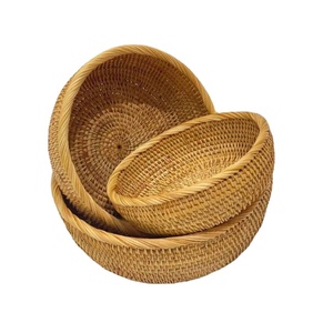 Plateau en rotin pour artisanat vietnamien de haute qualité 99 panier de service et de stockage de données en or pour la cuisine - Product Image 1