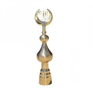 Minaretes de latón hechos a mano de alta calidad, artesanías árabes de estilo religioso con decoración hermosa de Metal acabado pulido - Product Image 4