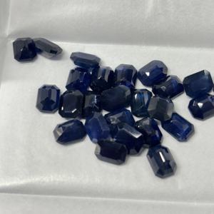 Natural <b>Blue</b> <b>Sapphire</b> Octagon Radiant shape Faceted Emerald Cut Loose Gemstone For Jewelry Precious Certified 2x4mm to 8x10mm - Product Image 2