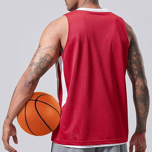Camisetas de baloncesto transpirables cómodas personalizadas, diseño libre profesional de punto, estilo informal, logotipo del equipo de la Liga, uniforme de jugadores - Product Image 5