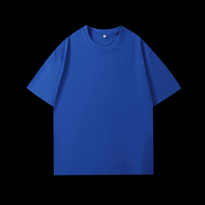 Camisetas ajustadas para hombre con logotipo personalizado al por mayor, camisetas de manga corta de algodón pesado de talla grande, respetuosas con el medio ambiente y transpirables - Product Image 3