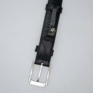 Cinturón de Vestir de Cuero Clásico CLD01, Cinturón Automático para Hombre de Cuero Vacuno Genuino de Alta Calidad en Color Negro - Product Image 4
