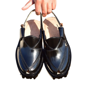 รองเท้าแตะแบบดั้งเดิมของชาวปัญจาบ รุ่น Kheri Get Men Tilla Chappal Peshaawei Kheri สไตล์ใหม่ทันสมัย คุณภาพพรีเมียมดีเยี่ยม ดีไซน์ล่าสุด - Product Image 2