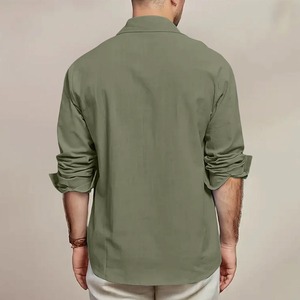 Camisa abotonada para hombre con tarifa al por mayor, último estilo, superventas, material duradero antiarrugas, camisa abotonada con totalmente personalizada - Product Image 2