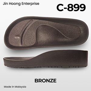 รองเท้าผู้หญิง Jin Hoong รุ่น C-899 พื้นรองเท้า PVC สีบรอนซ์ ทนทาน น้ำหนักเบา พื้นรองเท้าแบบรวม/แผ่นรองเท้าด้านใน ดีไซน์กันน้ำ น้ำหนักเบา - Product Image 3