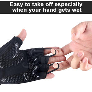 Gants de cyclisme mi-doigts les plus vendus, légers, style course, imperméables, antidérapants, unisexes, fabricant de vêtements de course K1 au Pakistan - Product Image 4