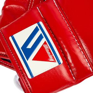 Guantes de boxeo ganadores rojos de cuero original de alta calidad para entrenamiento de kickboxing - Product Image 4