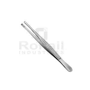 Fórceps dentados cirúrgico de aço inoxidável, 15cm, dessetamento, fórceps com dentes serrilhados, desseto