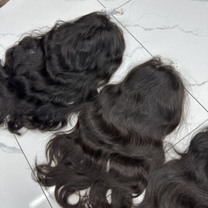 Bán buôn tự nhiên tóc con người tự nhiên sóng tóc giả 1B màu sắc tự nhiên màu tóc con người mở rộng Việt - Product Image 4