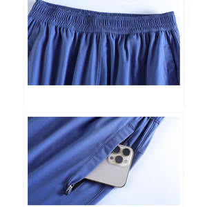 กางเกงวอร์มลำลองของผู้ชายเอวยางยืดระบายอากาศได้ดีแห้งเร็วพร้อมโลโก้ตามสั่งมาใหม่ - Product Image 5