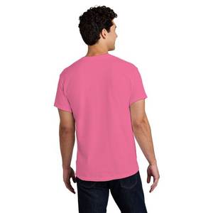 เสื้อยืดคอกลมแขนสั้นผ้าฝ้าย100% สำหรับผู้ชายเสื้อยืดคอกลมแขนสั้นผ้าฝ้ายหนัก - Product Image 6