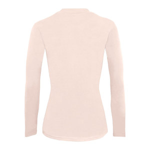Women's Heavyweight Cotton Full Sleeve T-Shirt | Slim Fit | Mock Neck | Custom Digital Printing | Quick Dry <b>Compressed</b> - Product Image 3