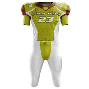 Uniforme de Fútbol Americano 7on7 Personalizado de Alta Calidad, Manga Corta, Antibacteriano, 100% Poliéster, Sublimación Personalizada, Elástico - Product Image 5