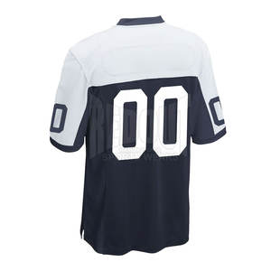 100% Polyester respirant à manches courtes de haute qualité personnalisable hommes maillot de Football américain pour toutes les saisons - Product Image 5