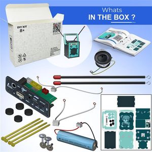 ชุดสร้างเพลงสำหรับเด็ก8 + ลำโพงอิเล็กทรอนิกส์แบบชาร์จไฟได้ SH8518A เครื่องเทศอิเล็กทรอนิกส์ fm/usb - Product Image 2