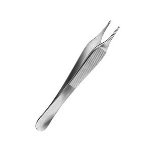 Fórceps de tejido marrón Adson dientes rectos 120 mm 4,34 pulgadas fórceps Adson de Cirugía de acero inoxidable alemán - Product Image 2