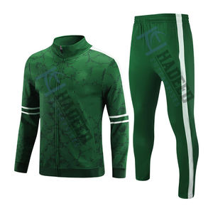 Conjunto Deportivo Casual para Hombre con Cuello Alto, Ecológico, Color Sólido, Mangas Largas para Otoño - Precio Bajo - Product Image 1