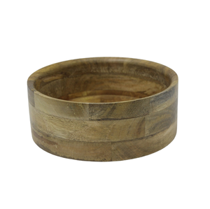 Ensaladera de diseño moderno, cuenco redondo de madera para comida de gran calidad, vajilla de la más alta calidad, cuenco para servir frutas de la India - Product Image 2