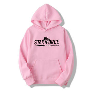 High Quality Women's Short <b>Crop</b> <b>Top</b> Hoodie Customized Color Breathable Cotton/Bamboo Fiber Fleece Lined Casual Front Badge - Product Image 2