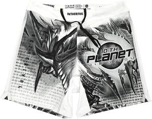 Vêtements d'arts martiaux mixtes à impression numérique rétractable pour adultes Shorts de lutte et de combat avec fonction extensible Logo personnalisé Marque - Product Image 4