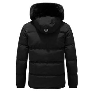 OEM Custom uomo piumino lucido finitura leggera capispalla isolato con Zip completa giacca lunga resistente per gli uomini - Product Image 2