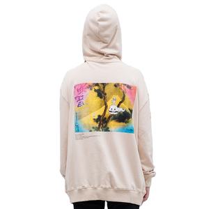 Venta al por mayor de sudaderas con logotipo personalizado unisex hombres mujeres manga larga de algodón orgánico de gran tamaño liso sudaderas con capucha - Product Image 3