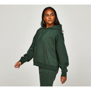 Ensemble deux pièces pour femme, coupe régulière, hiver, uni, vintage, sweat à capuche et pantalon de jogging, doux, pour tous les jours - Product Image 4