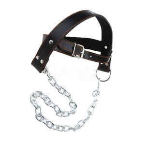 Arnés de Cabeza Ajustable para Entrenamiento de Cuello, de Cuero Premium, Acero y EVA, Equipo de Fitness - Product Image 6