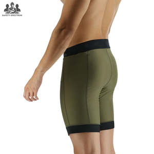 Pantalones Cortos de Compresión para Correr para Hombre |   Sólido y de Alta Calidad |   Cintura elástica de altura media, estilo deportivo |   Ligero, Transpirable y de Secado Rápido |   Fábrica - Product Image 4