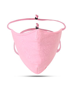 Mascarilla Facial con Correa para la Cabeza de Tela Orgánica Peinada, Transpirable, Suave al Tacto, Contacto Suave, Elástica, Cómoda para los Oídos, Ajuste Seguro - Product Image 3