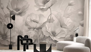 Carta da parati moderna su misura con fiori Peel Stick installazione impermeabile <span class=keywords><strong>per</strong></span> soggiorno divano sala studio <span class=keywords><strong>adesivi</strong></span> murali - Product Image 3