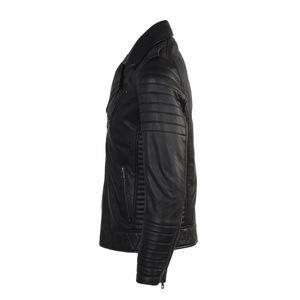 Veste en cuir PU décontractée pour hommes au meilleur prix, hiver, design professionnel, toile respirante, haute qualité, support à capuche, service OEM - Product Image 5
