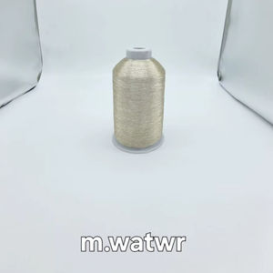 ด้ายเมทัลลิก SHREE VIDHATA JARI เงางาม 110D สำหรับอุตสาหกรรมสิ่งทอ มีความแข็งแรง ทนทาน เส้นด้าย M.WATER - Product Image 3