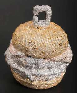 Iced Out VVS Moissanite Lettre Diamant Coupe Ronde Pendentif En Or Blanc & Jaune Pendentif Bijoux Hip Hop Pendentif pour Homme en Argent Sterling - Product Image 5